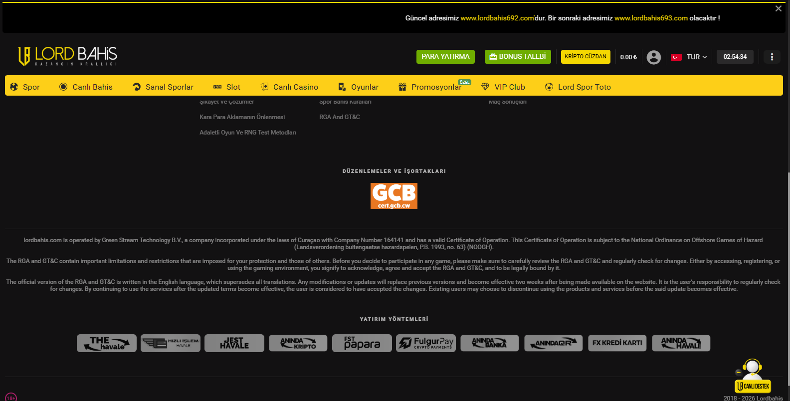 Lordbahis Canlı Casino Baccarat Oyna